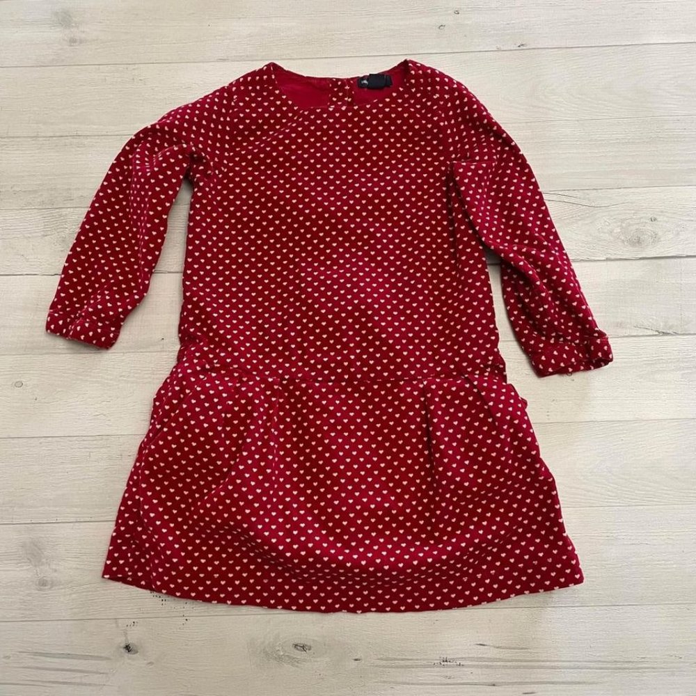 Gap Heart Corduroy dress size 4